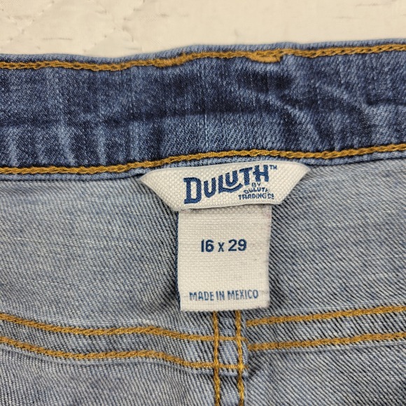 Duluth women's blue jeans size 16 X 29 - Picture 4 of 6